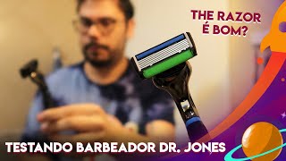 TESTANDO BARBEADOR DR JONES THE RAZOR BARBEADOR COM 6 LÂMINAS QUE FAZ A BARBA SEM IRRITAR [upl. by Keen647]