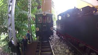 CRICCIETH CASTLE AND SAXONIAN STEAM LOCOMOTIVE [upl. by Latsyrk]