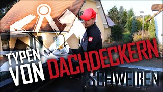 Dachdecker  4 Typen von Dachdeckern beim schweißen [upl. by Hsiri]