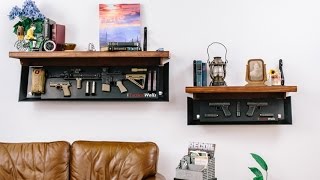 Tactical Walls Concealment Shelves  Installation and Full Review [upl. by Amandy]