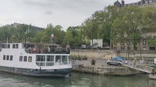 Bateaux Mouches River Cruise Paris France [upl. by Garibold651]