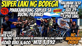 PINAKAMURANG SUPPLIER SA BUONG PILIPINAS AT MAY PINAKAMALAKING BODEGA PA MTB 3392 ROAD BIKE 4400 [upl. by Ylrak]