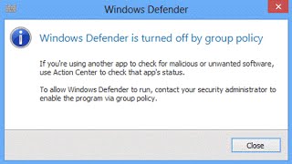 How to enable Windows Defender by Group Policy in Windows 10  Windows 8 1  Windows 8 [upl. by Adnwahsat]