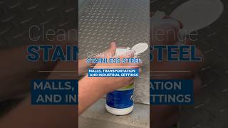 Outdoor Cleaning Challenge  Dustbanes New WaterBased Stainless Steel Wipes  shorts [upl. by Akiret532]