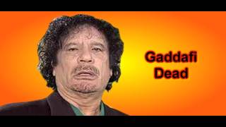 Gaddafi Death Footage Warning Graphic [upl. by Riocard]