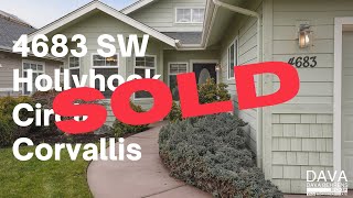 SOLD HOME FOR SALE 4683 SW Hollyhock Circle Corvallis Oregon [upl. by Cressida773]