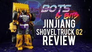 JinJiang Shovel Truck G2 Yellow KO Generation Toys GT01A Scraper [upl. by Louth]