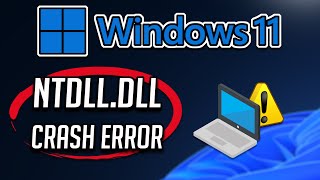 Fix ntdlldll Crash Error on Windows 1110  Tutorial [upl. by Knipe]