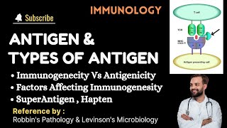 Antigen  Types of Antigen  immunogenicity  Antigenicity  SuperAntigen  Hapten [upl. by Nalon]