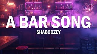 Shaboozey  A Bar Song Tipsy Lyrics [upl. by Irving]