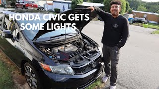 HONDA CIVIC SI HEADLIGHTS REVIEW Lasfit does it again [upl. by Dinnie]