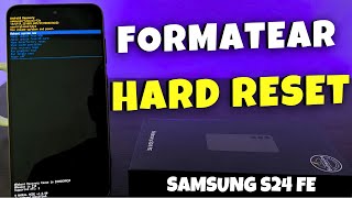 SAMSUNG S24 FE 🔧 FORMATEAR O Quitar CONTRASEÑA 🔐 HARD RESET ➡️ [upl. by Asenev]