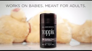 Toppik Hair Building Fibers are Safe to Use on Even the Most Fine and Thin Hair [upl. by Nhguahs]