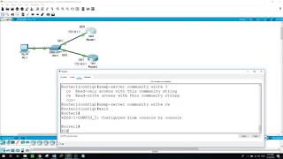 Configuring SNMP Packet Tracer v72 [upl. by Kcinemod169]