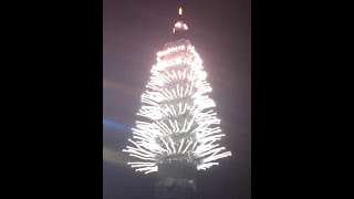 Taiwan New Years Eve 2018  Taipei 101 fireworks [upl. by Nodaj]