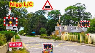 Nigg Level Crossing Highland [upl. by Merta]