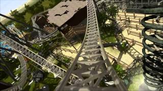 60fps Test Storm Valley  Elmwood Lake Adventure Park  NoLimits 2 [upl. by Lielos]