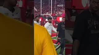 Shedeur Sanders walking off field at half as Nebraska leads Colorado [upl. by Artair313]