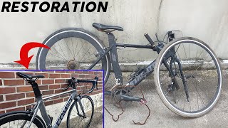 SUB JUNK BIKE RESTORATION  Shimano Claris Road Bicycle [upl. by Tilda]