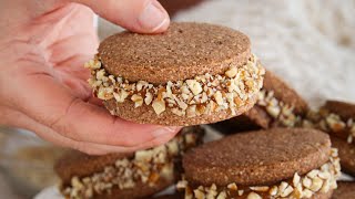 Receta de ALFAJORES de NUEZ  Alfajores Argentinos  CUKit [upl. by Brey]