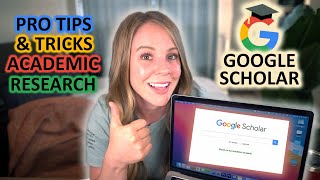 Use Google Scholar for Academic Research Google Scholar Search Tips amp Tricks [upl. by Holcomb]