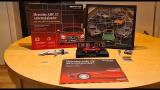 MercedesAMG GT Franzis advent calendar 143 metal model with engine sound  Part 1 [upl. by Adnar711]