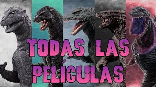 TODAS LAS SAGAS DE PELÍCULAS DE GODZILLA  EXPLICACIÓN [upl. by Adrial566]