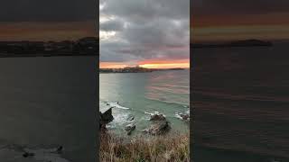 Newquay Cornwall Autumn Sunset [upl. by Trutko706]