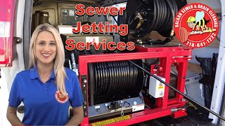 Sewer Jetting Services Water Jet Machines Clear Virtually All Clogs [upl. by Eltsyrk]