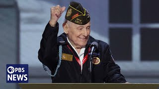 WATCH WWII vet William Pekrul speaks at 2024 Republican National Convention  2024 RNC Night 3 [upl. by Buote603]