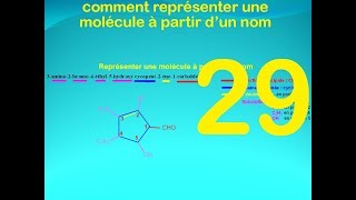 29Comment représenter une molécule à partir dun nom chimie organique en arabe darija [upl. by Neleag]