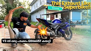 V3ൽ ഒരു Akrapovic Full System Exhaustഇമ്മാതിരി സൗണ്ട് [upl. by Twila49]