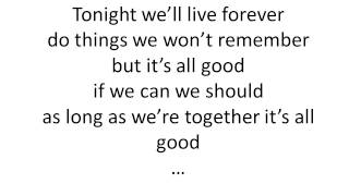 Union J Tonight We live forever  Lyrics [upl. by Nyvlem]