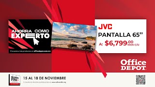 Pantalla JVC Smart Roku Frameless 65” a 679900 MXN cu [upl. by Illyes]