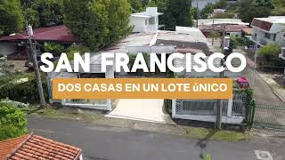 Casa en Venta en San Francisco Calle 50 1047 m2 de terreno y 2 casas por 1 [upl. by Cirone14]