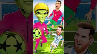 Ronaldo and Messi’s Space Adventure Can They Defeat the Aliens [upl. by Hamrah]