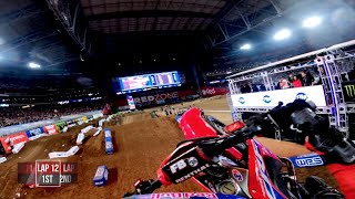 GoPro Ken Roczen Wins 2020 Glendale Supercross Triple Crown  Main Event 1 amp 3 Highlights [upl. by Tnarud]