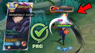 JULIAN EXP LANE TIPS AND TRICKS full tutorial  Mobile Legends [upl. by Darahs683]