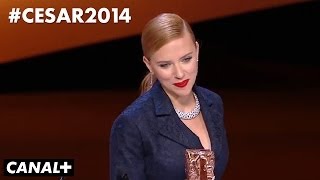 Scarlett Johansson  César dhonneur 2014 [upl. by Hanus]