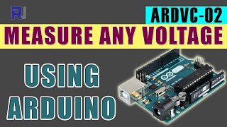 Built Voltage Sensor with two resistors for Arduino with code and formula to measure any DC voltage [upl. by Chrystal]