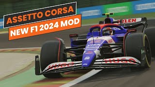 Assetto Corsa New F1 2024 Mod VCARB 01 [upl. by Sedruol266]