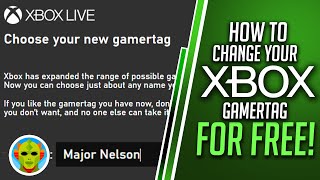 How To Change Your Xbox Gamertag FOR FREE  New Xbox Gamertag Update 2020 [upl. by Aicssej887]