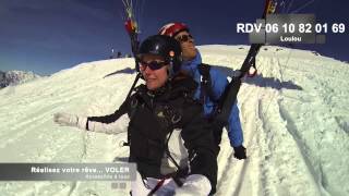 Baptême de lair parapente Valloire Valmeinier avec Envergure Vallée de la Maurienne [upl. by Eentruoc]