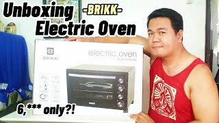 Unboxing and Slightly Review of BRIKK 45L Electric Oven BGEO45GRN [upl. by Annayek19]