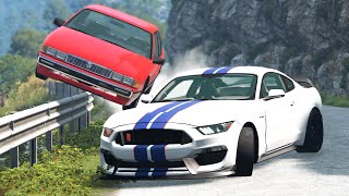 Extreme Car Crashes Compilation 203  BeamNG Drive  CRASHdriven [upl. by Onateyac]