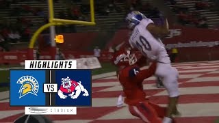 San Jose State vs Fresno State Football Highlights 2018  Stadium [upl. by Burra]