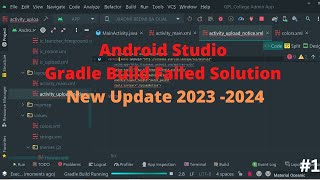 Android Studio Gradle Build Failed Solution New Update 2024 2025 1 [upl. by Lunna302]