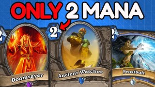 Hearthstone But Its ONLY 2 Mana Cards [upl. by Crofton]