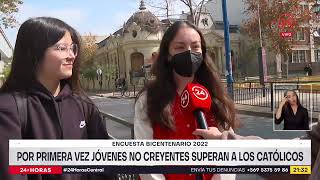 Por primera vez jóvenes no creyentes superan a los católicos [upl. by Laicram]