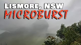 Microburst Impacts Lismore NSW  8 December 2024 [upl. by Miyasawa87]